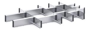 16 Compartment Steel Divider Kit External1050W x 650 x 150H Bott Cubio Metal Drawer Divider Kits 43020681.51 